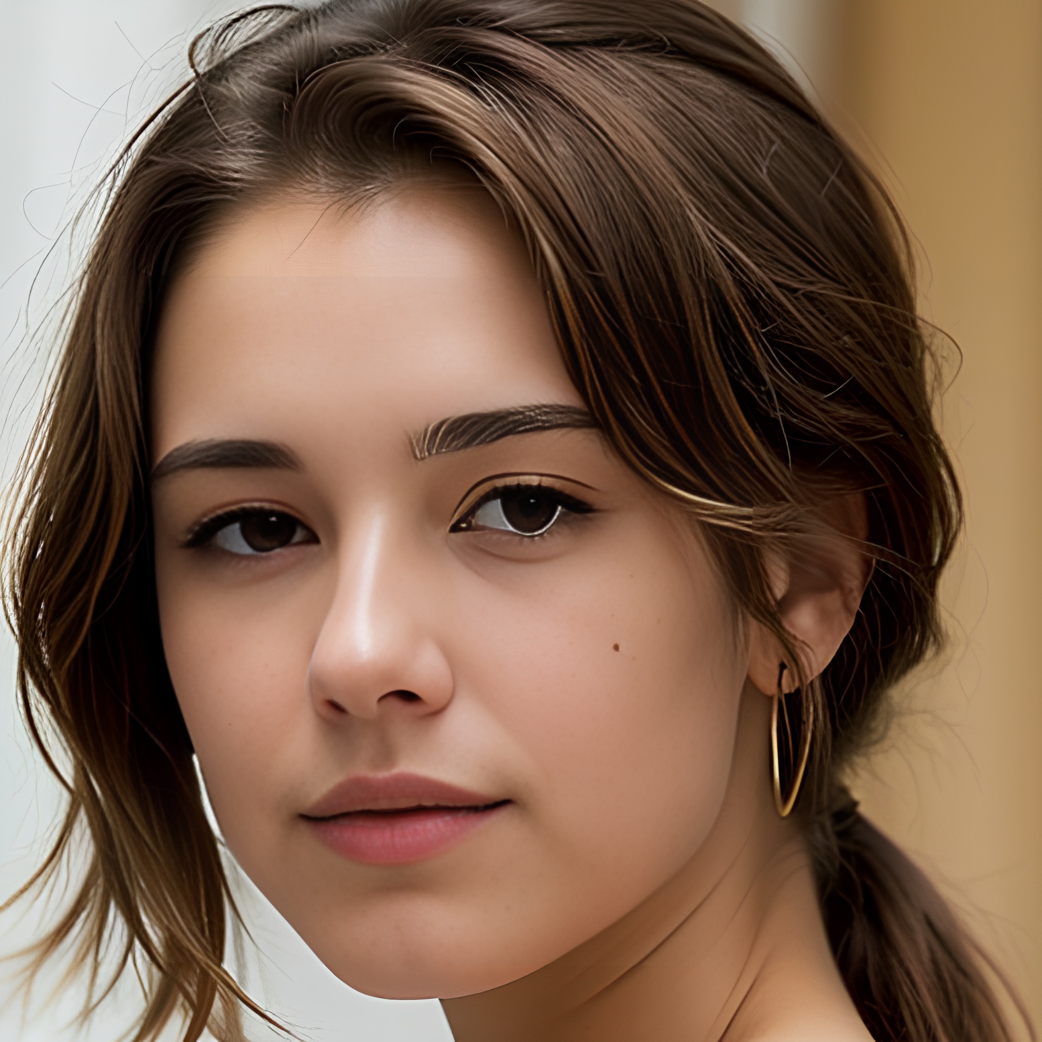 ponytail haircut indonesian close