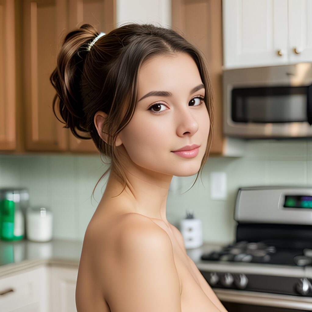 ponytail haircut kitchen 