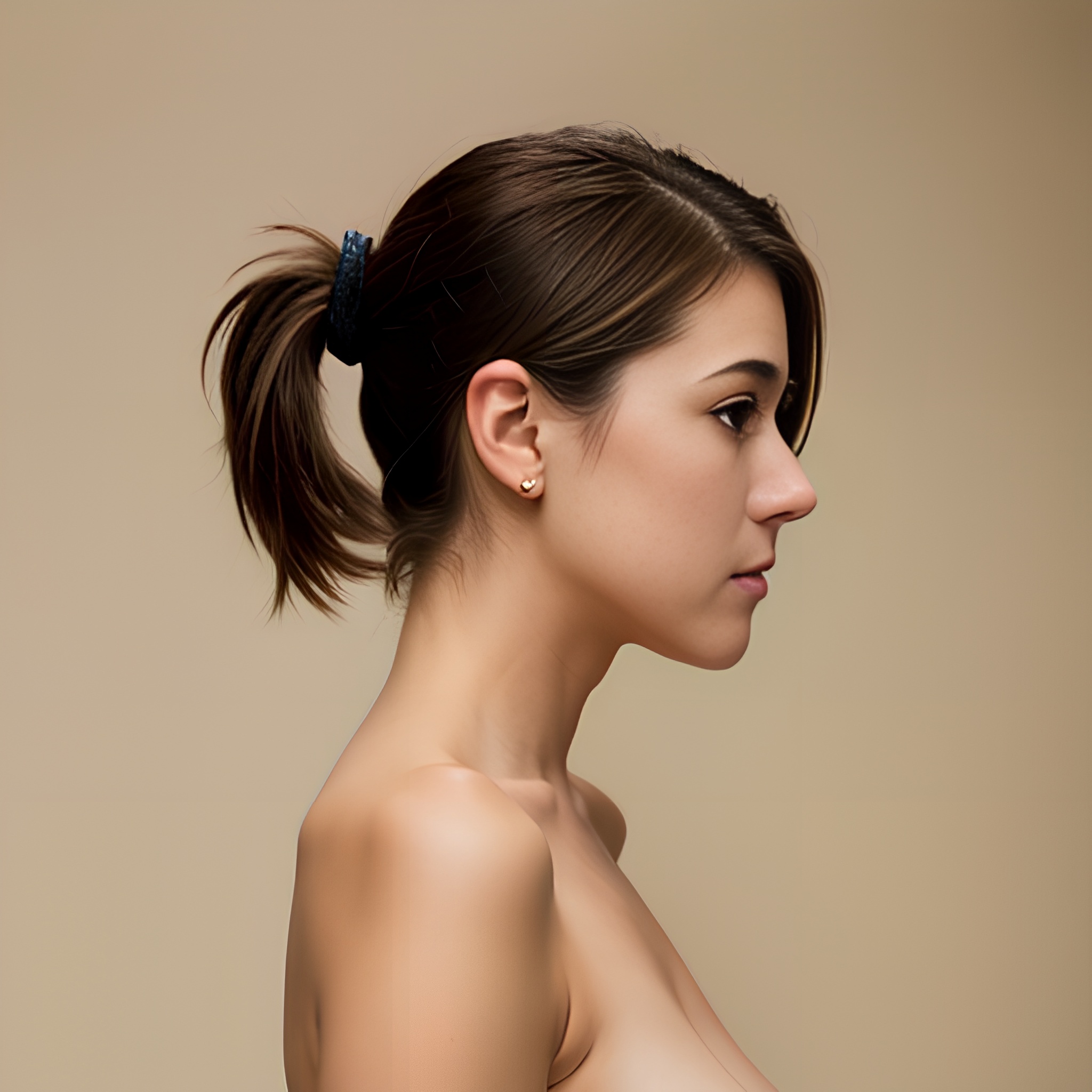 ponytail haircut middle eastern