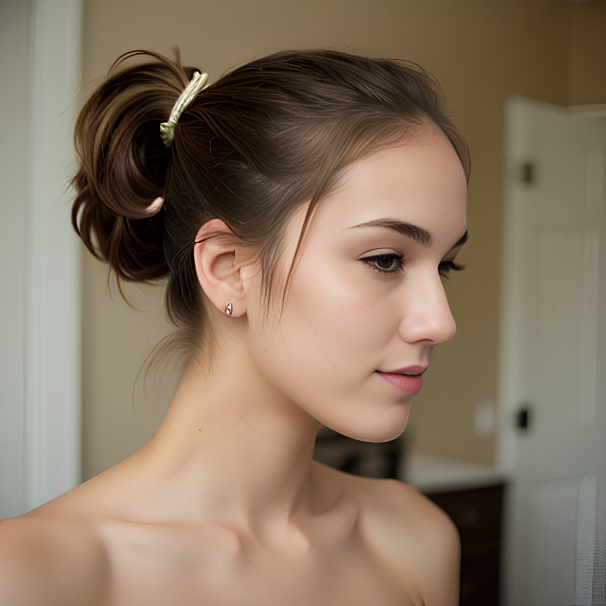 ponytail haircut middle eastern