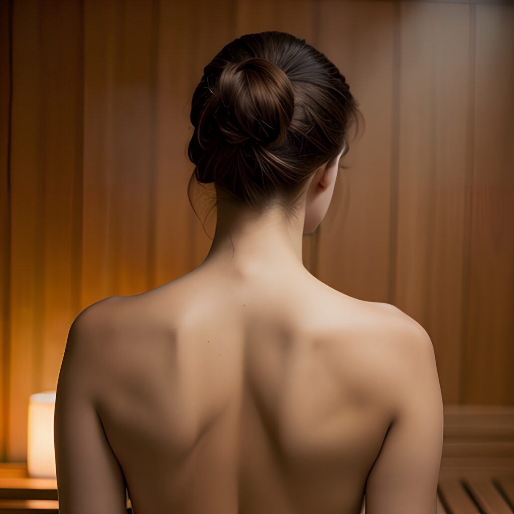 sauna back ponytail haircut 