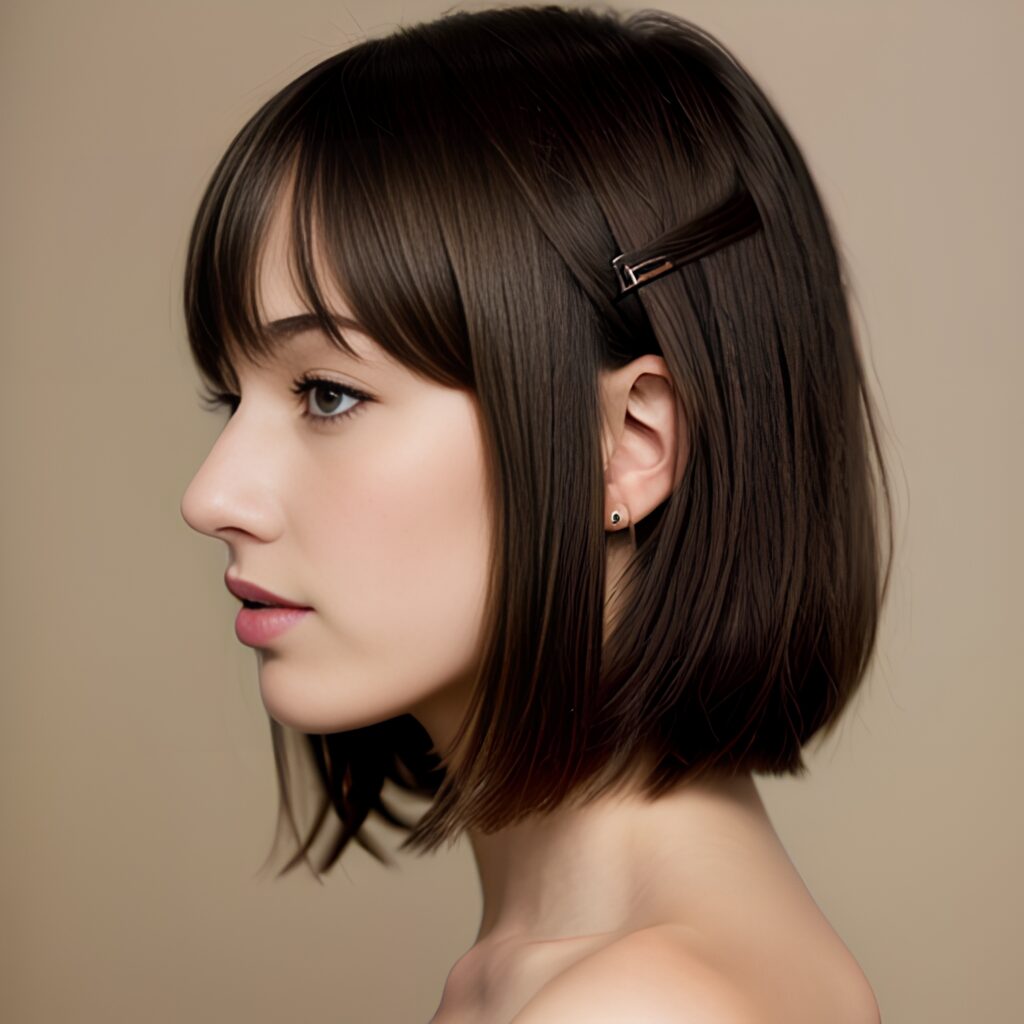 side filipina bangs hair 