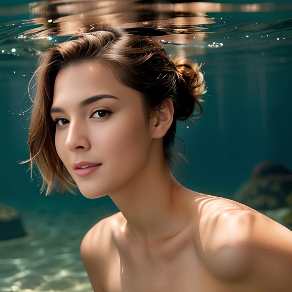 side underwater ponytail haircut 