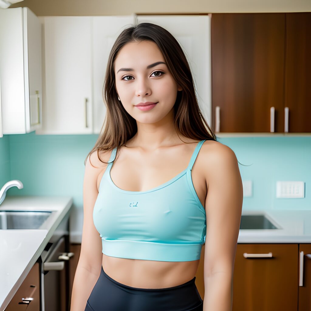 yoga pants kitchen 