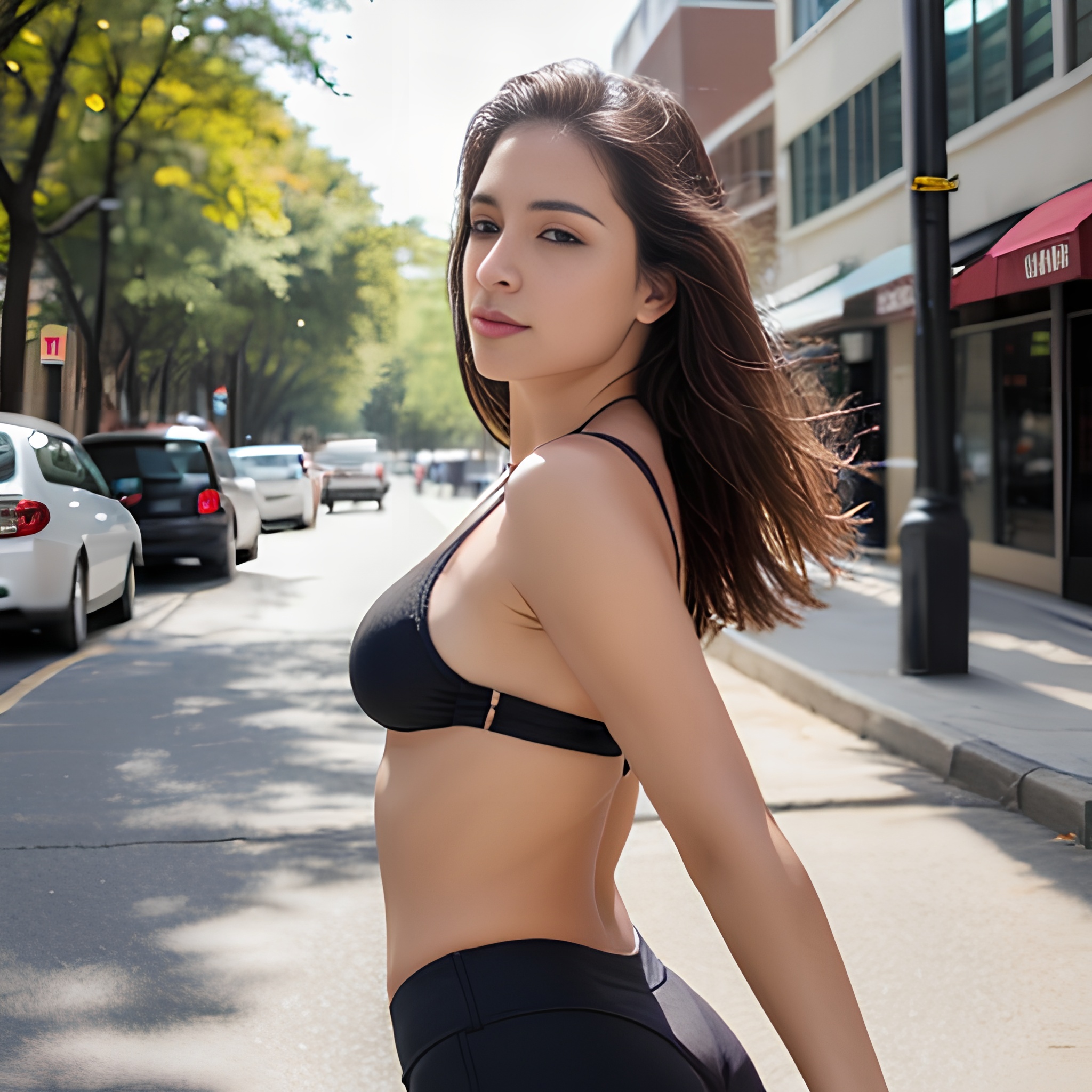 yoga pants street bikini