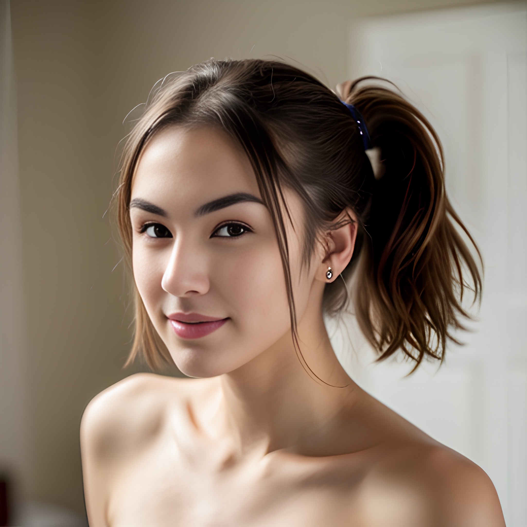 arabic ponytail haircut