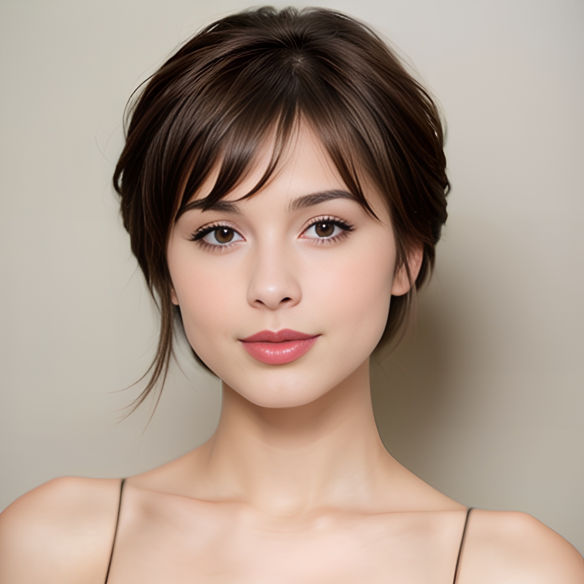 bangs hair middle eastern