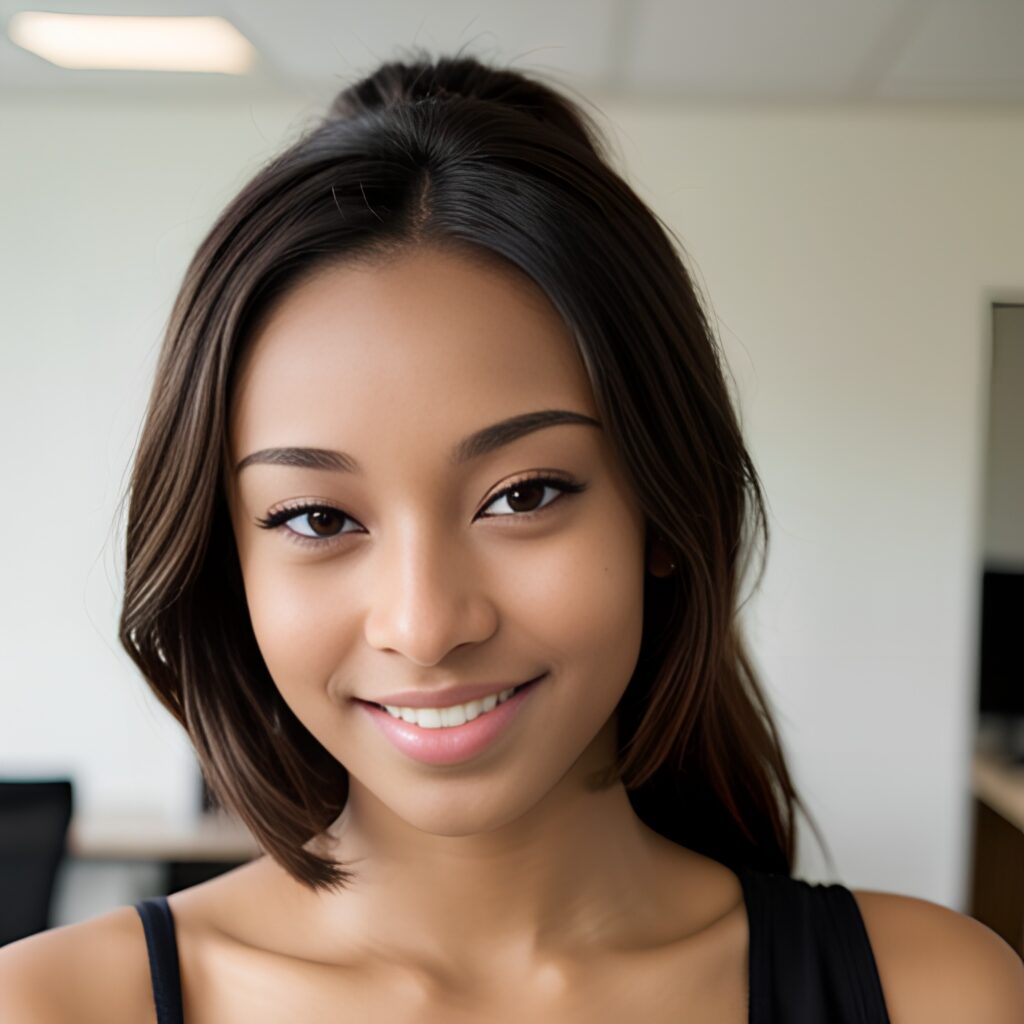 close office ponytail haircut 