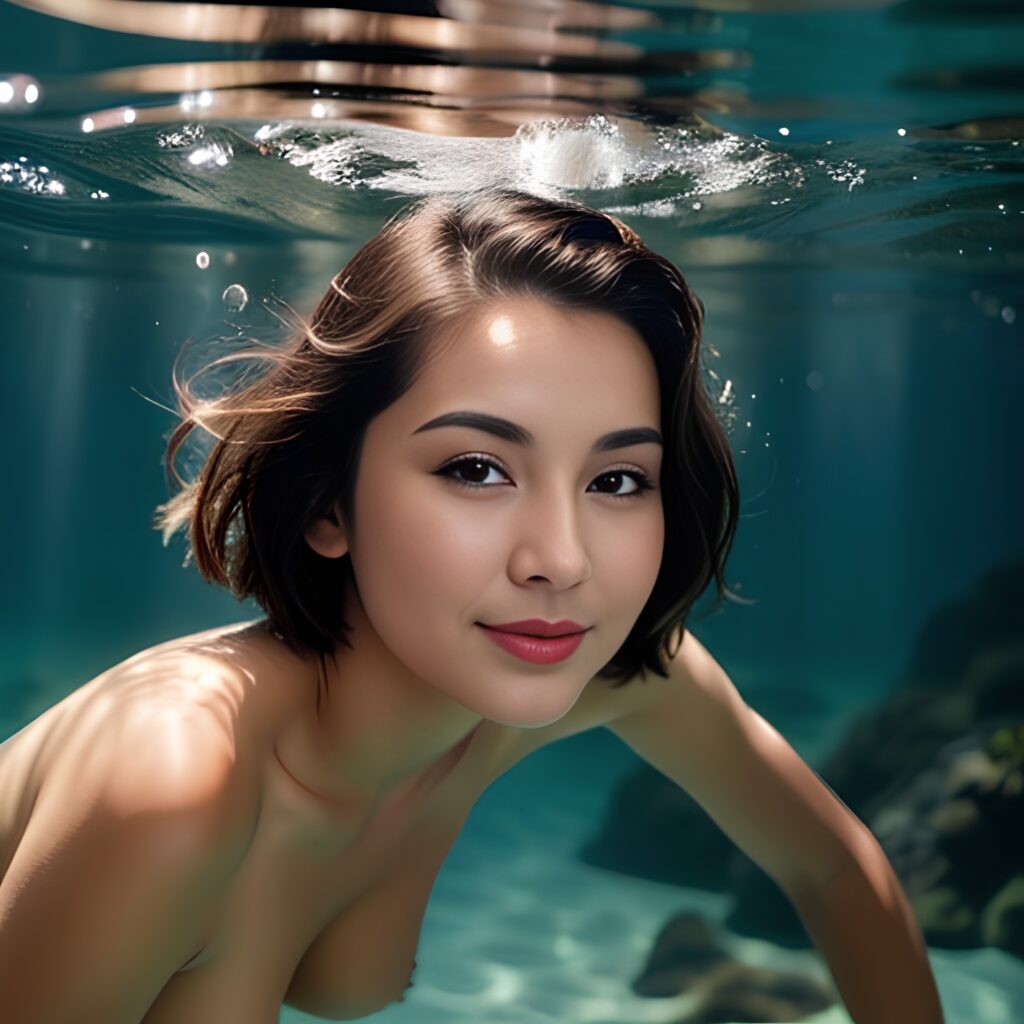 front underwater pixie haircut 