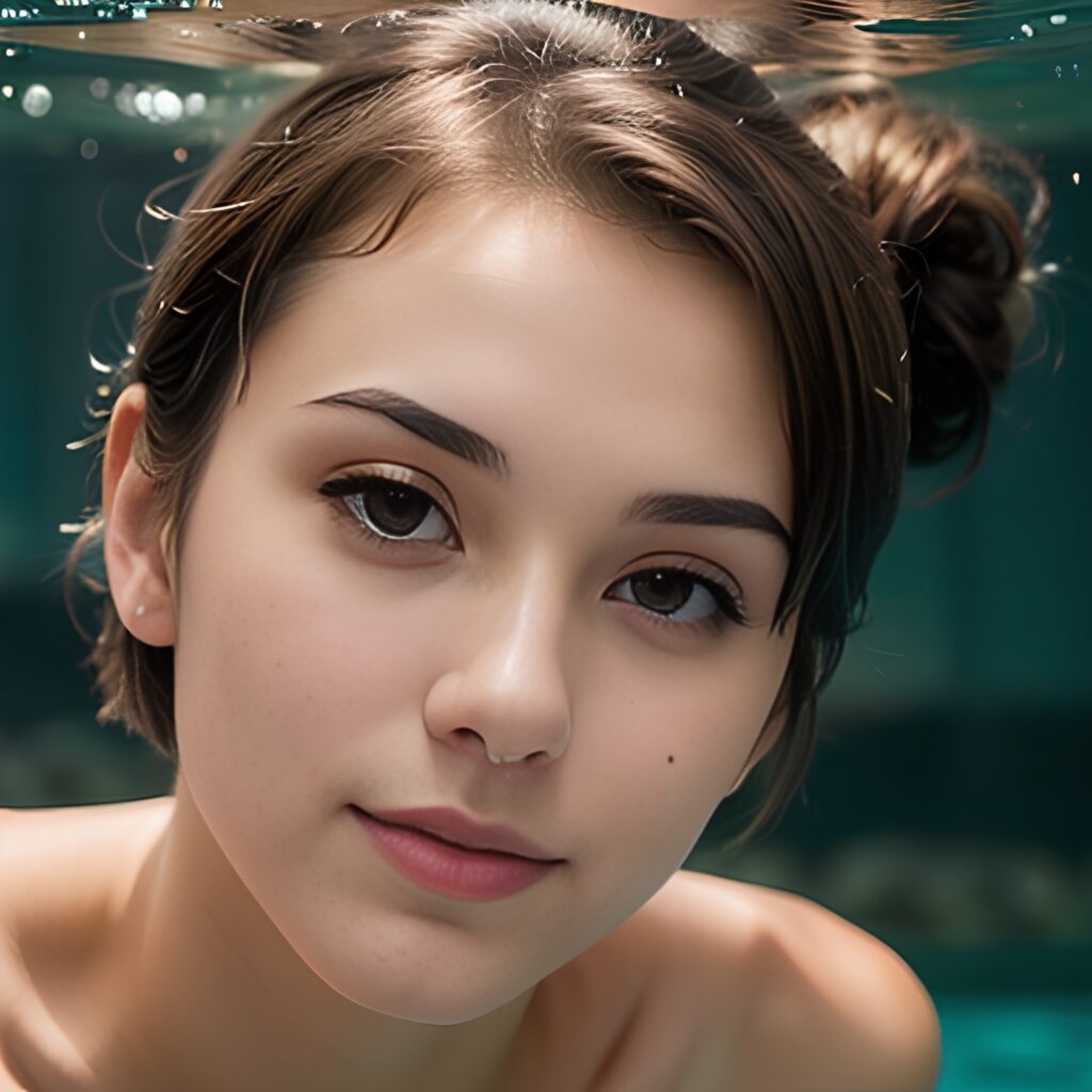 front underwater ponytail haircut 