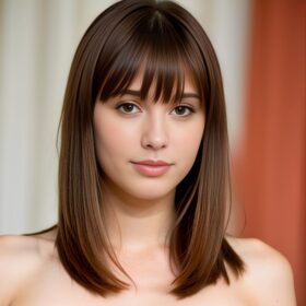 middle eastern bangs hair