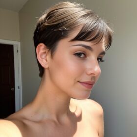 short hair ponytail haircut