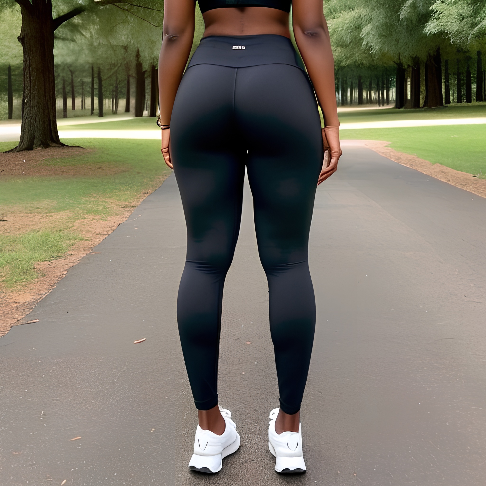 yoga pants darker skin 