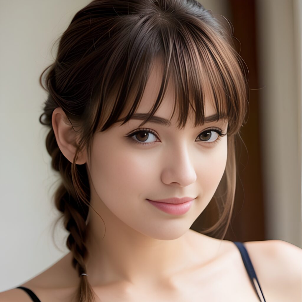 filipina bangs hair 