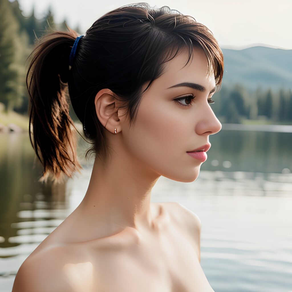 lake arabic ponytail haircut 