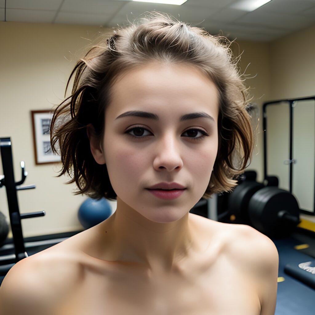 messy hair gym front 