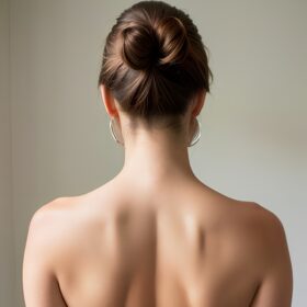 ponytail haircut cum on body