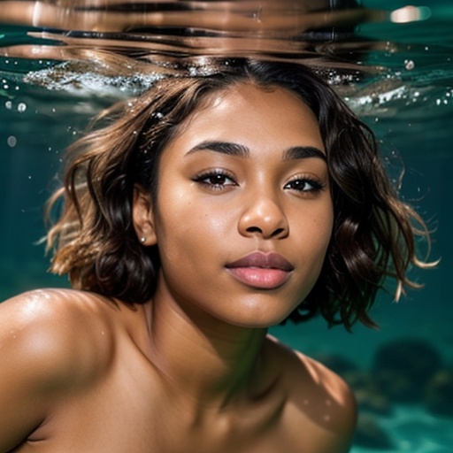 underwater bangs hair indonesian 