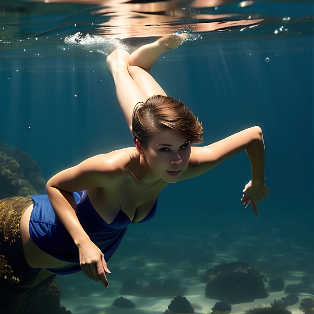 underwater pixie haircut 