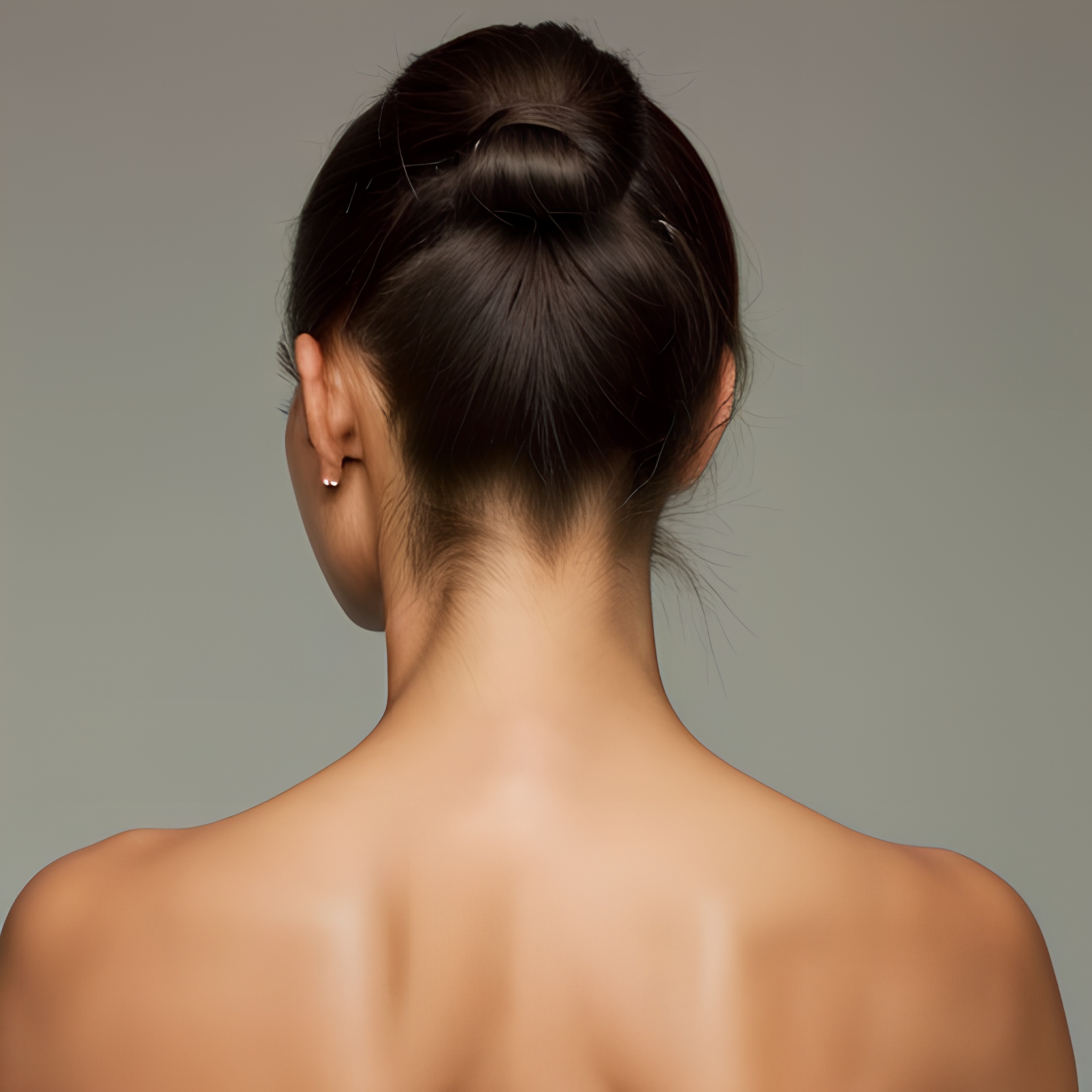 back ponytail haircut beautiful darker skin 