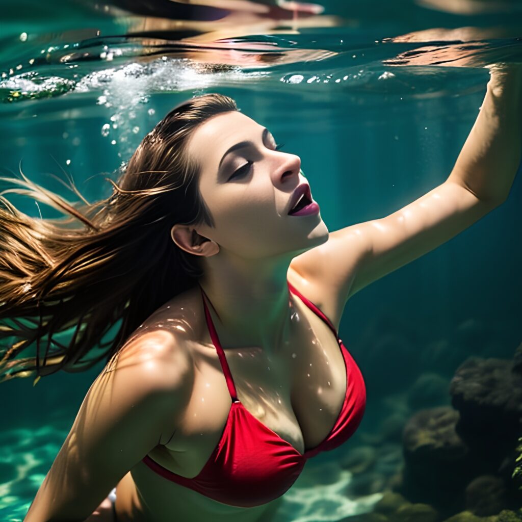 bikini underwater 