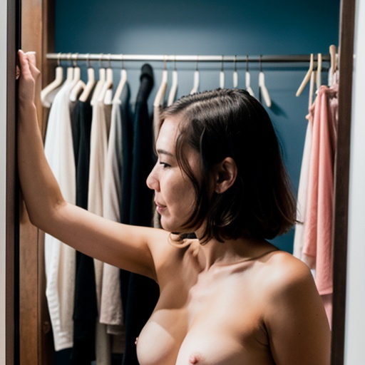 bra topless changing room 