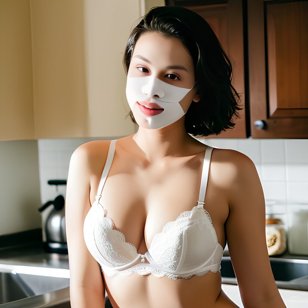 cum on face kitchen lingerie 