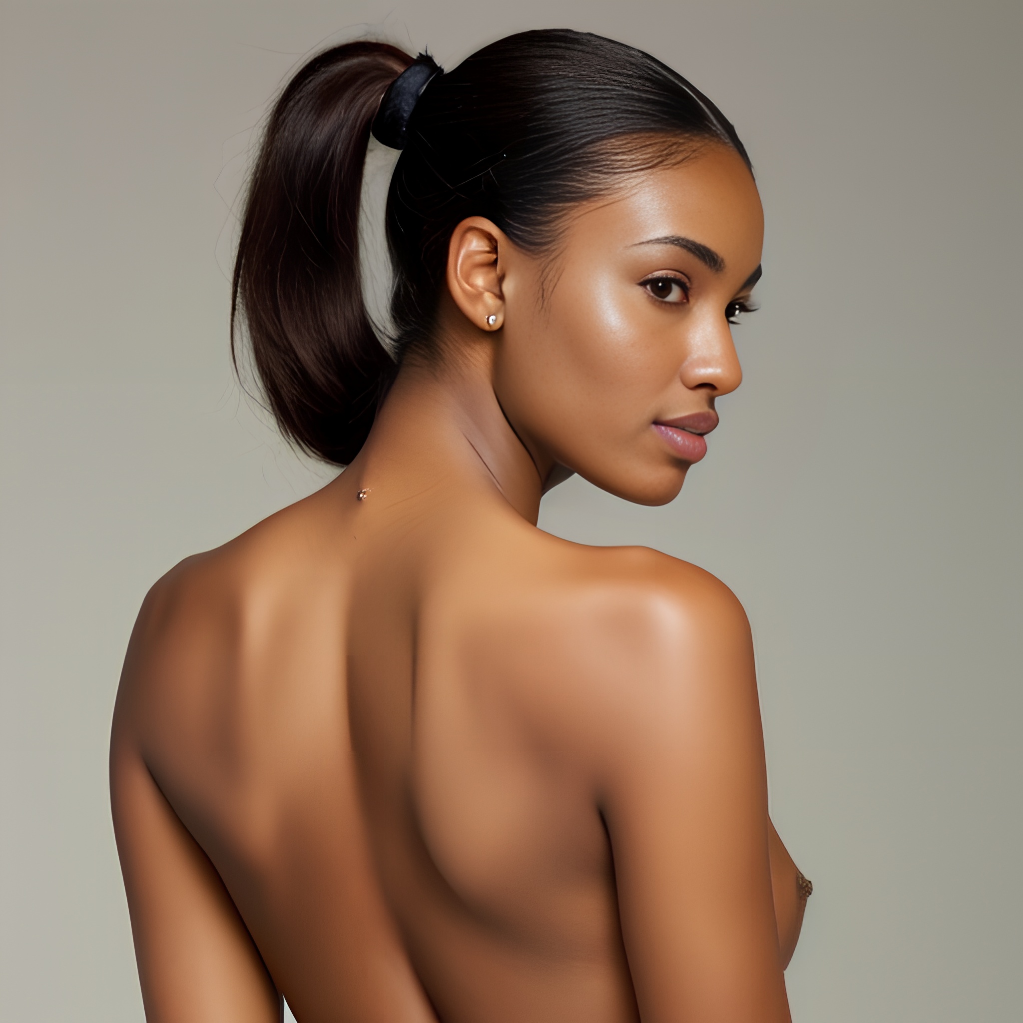 dark skin ponytail haircut dark skin darker skin 