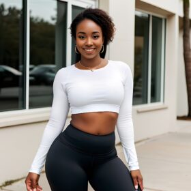 darker skin yoga pants