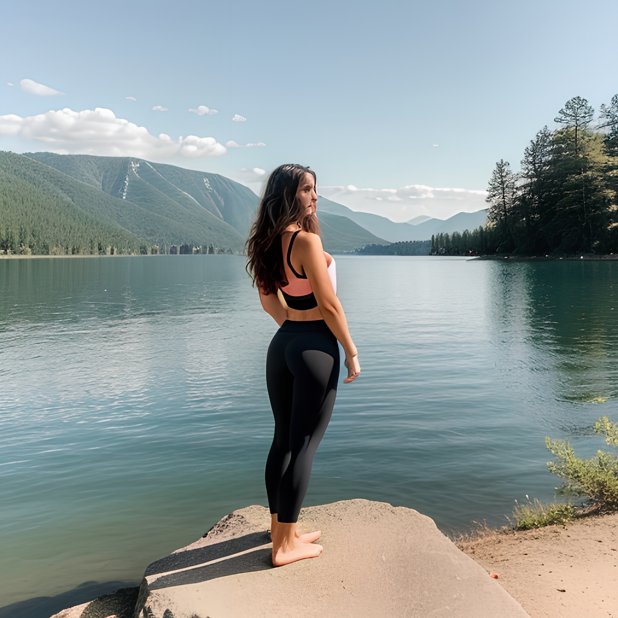 lake yoga pants 