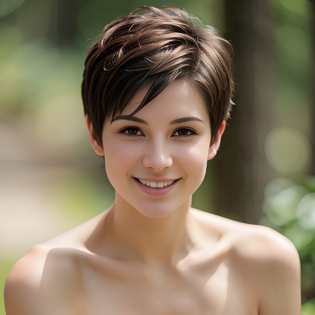 middle eastern pixie haircut 