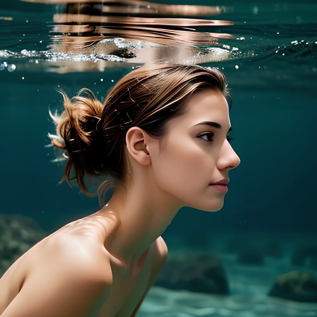 ponytail haircut underwater arabic 