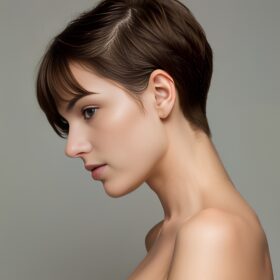 side pixie haircut