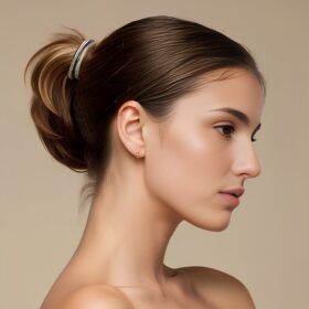 side ponytail haircut
