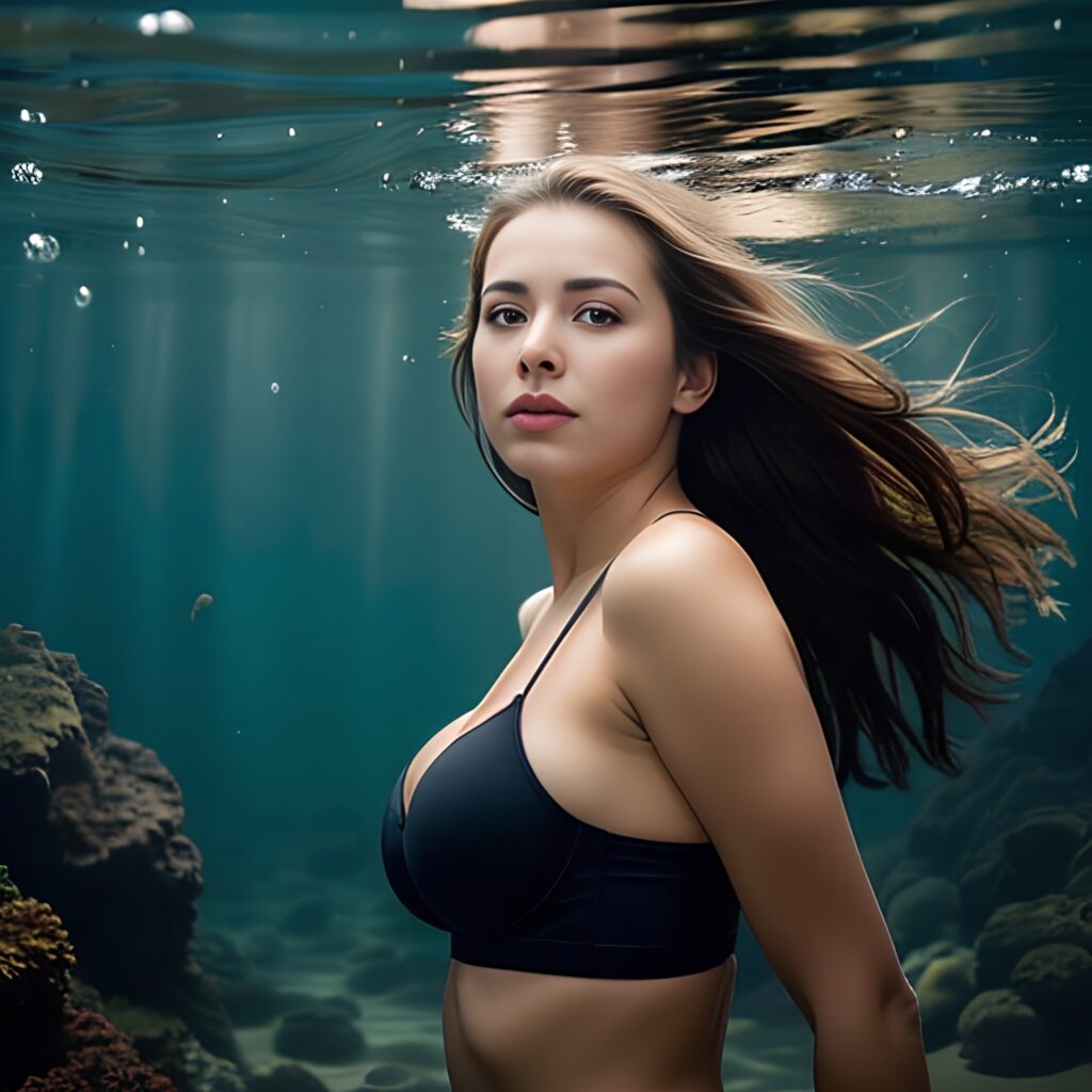 side underwater push up bra 