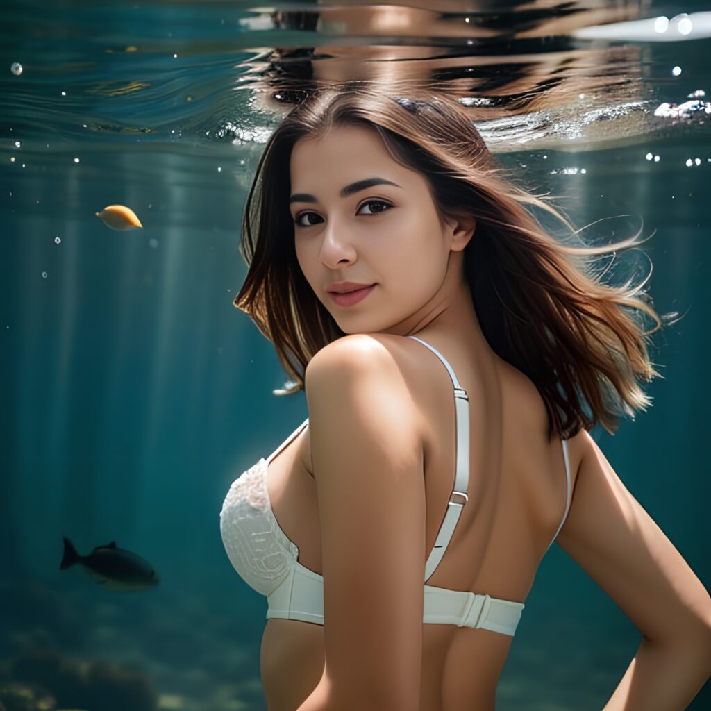 underwater cum on body back push up bra 