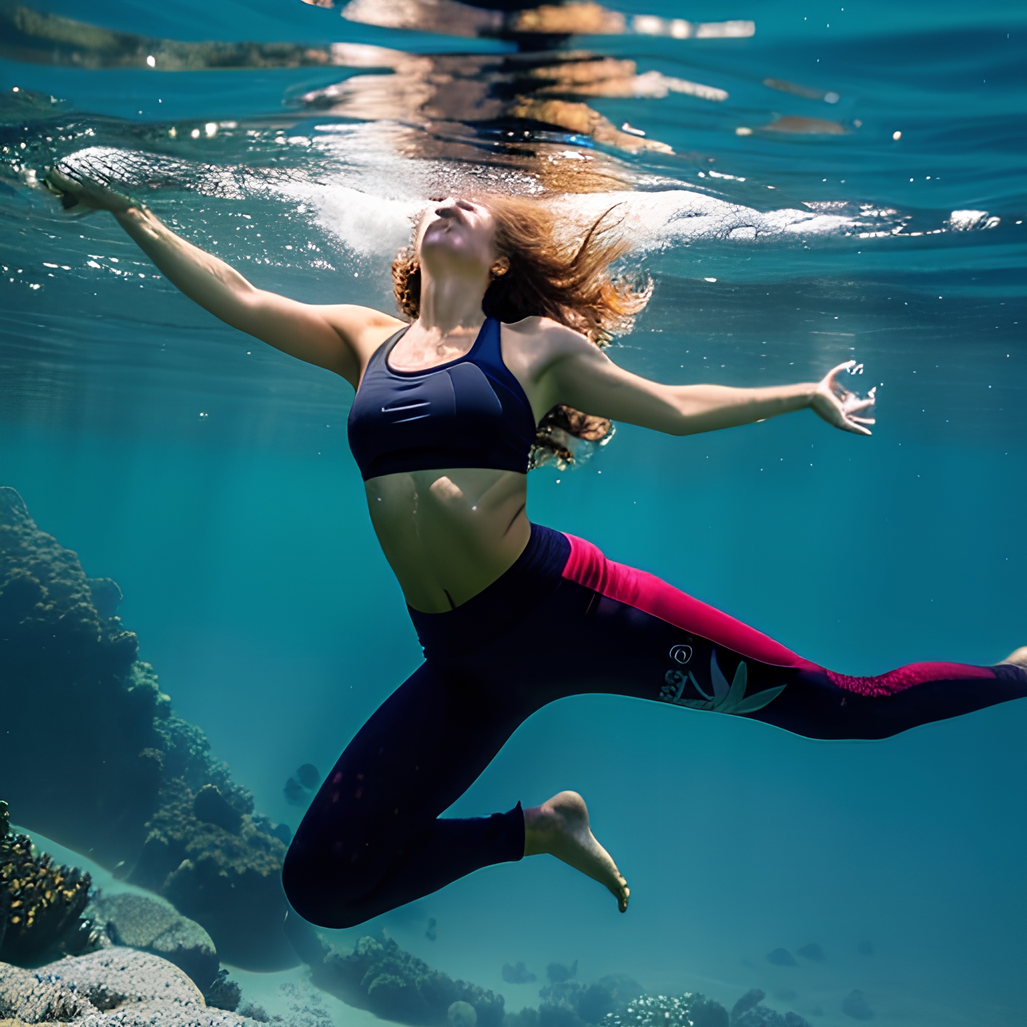 underwater indonesian yoga pants 