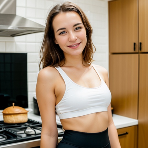 yoga pants kitchen 