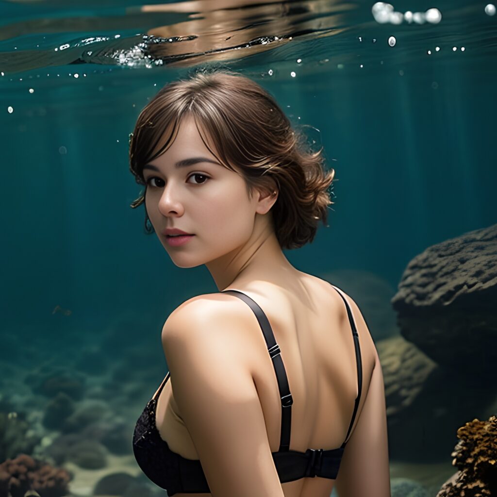 back bra underwater 