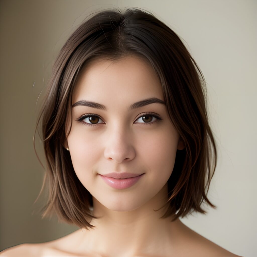 bangs hair cum on body