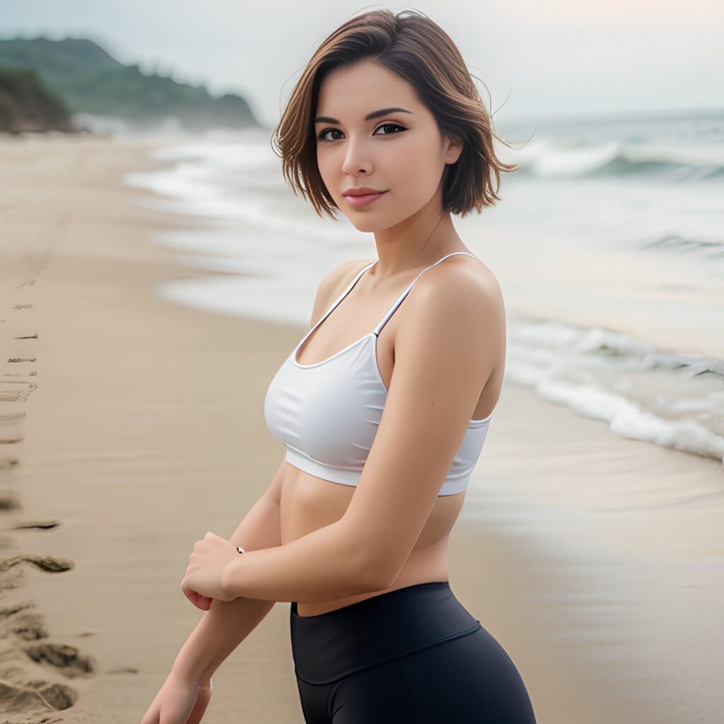 beach yoga pants indonesian 