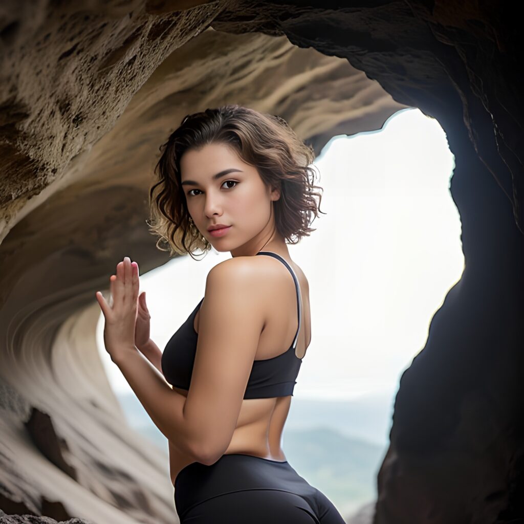 cave yoga pants side 