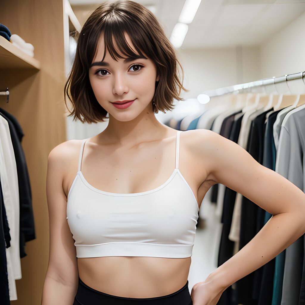 changing room yoga pants 