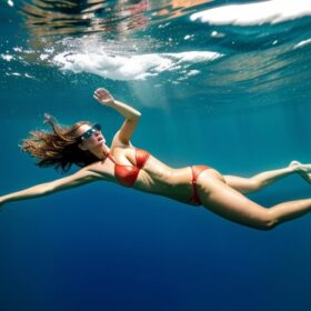 filipina underwater bikini