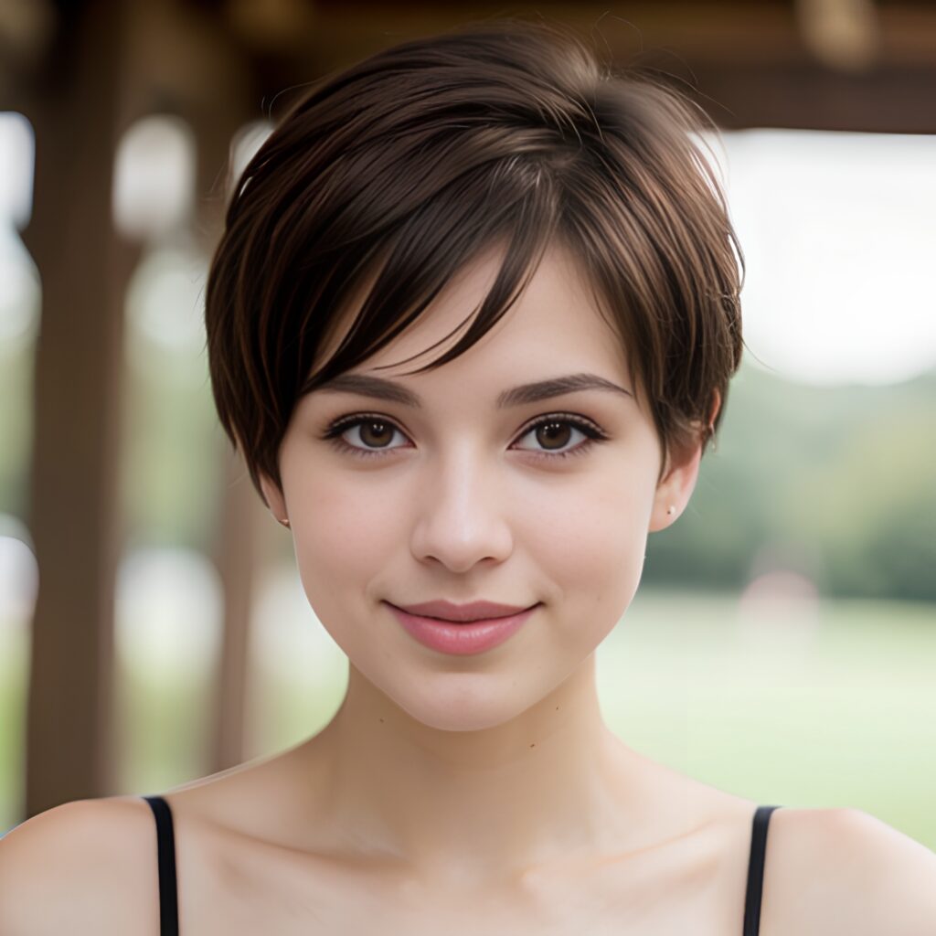 front pixie haircut 