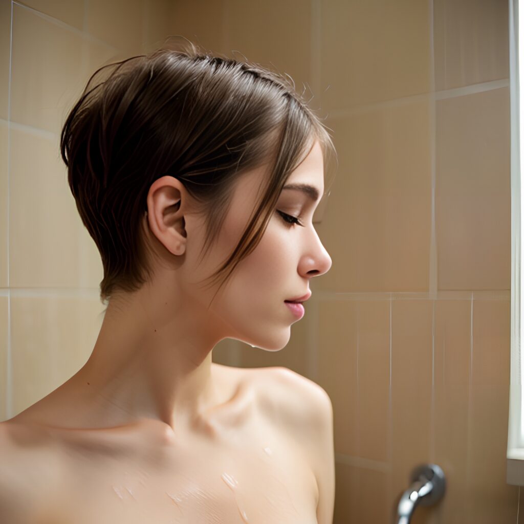 front shower pixie haircut 