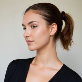 indian close ponytail haircut