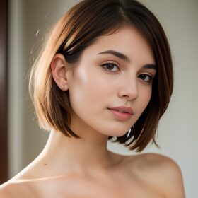 long hair close pixie haircut middle eastern