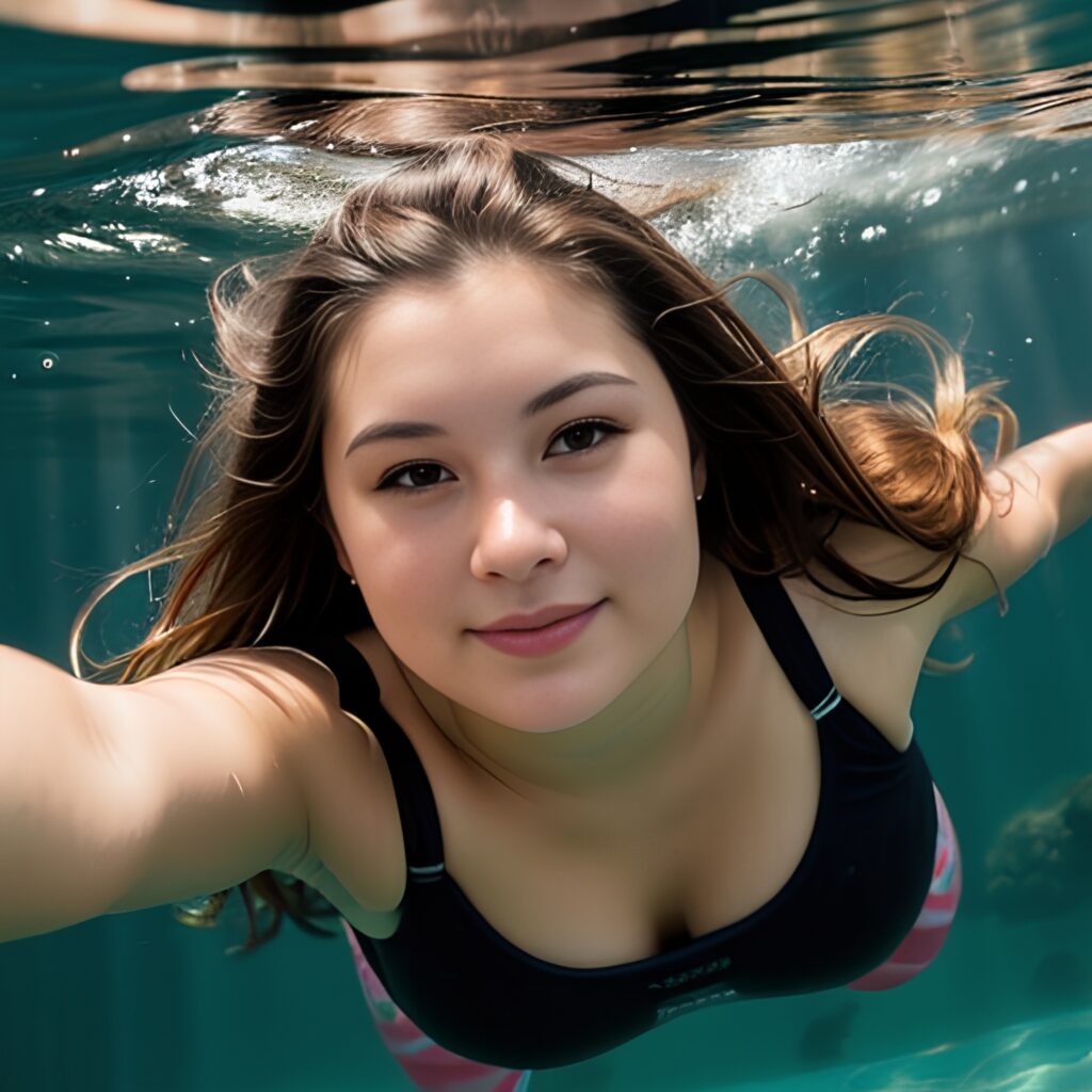 middle eastern yoga pants underwater 