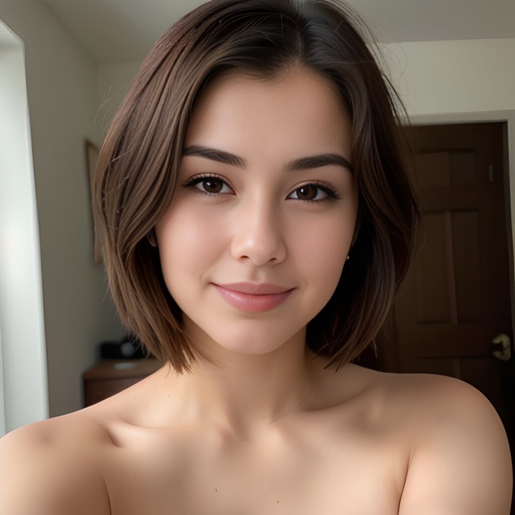 pixie haircut close topless 